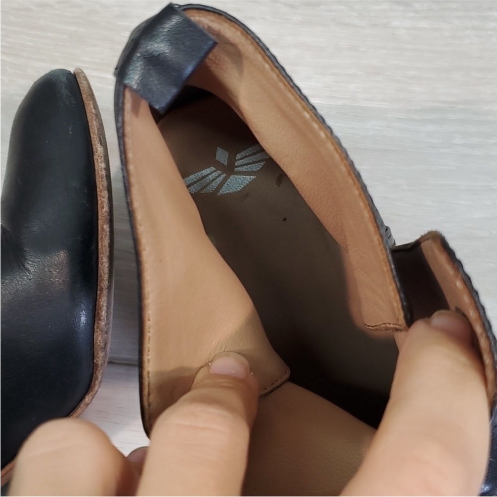 Black Leather Ankle Boots - Picture 11 of 11